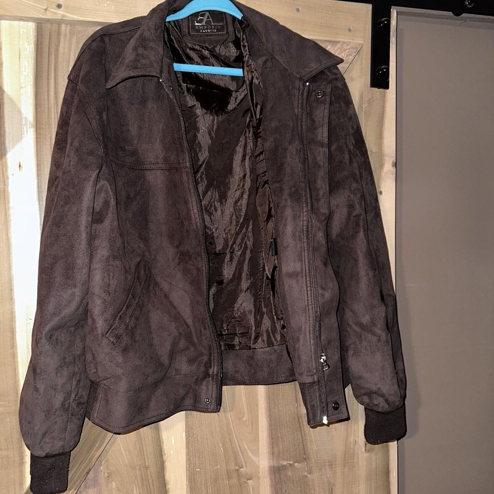 Emporio Armani Abbigliamento Suede JACKET 24 In Armpit To Armpit