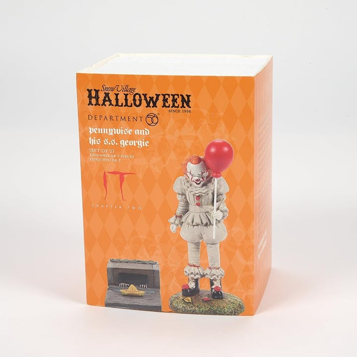 Department 56 Snow Village Accessories Halloween IT Chapter Two Pennywise Set
