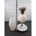 Vintage Milk Glass Hobnail Lamp with Frosted Chimney