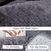 NEW Fluffy Shag Area Rug, 4x6 Grey Rugs for Bedroom, Soft Plush Area Rugs