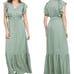 NWOT Women’s Gal Meets Glam Tory Sage Green Maxi Dress – Sz 2