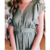 NWOT Women’s Gal Meets Glam Tory Sage Green Maxi Dress – Sz 2