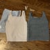 Skims Kim kardashian SET cozy tank dusk & smoke 12/14