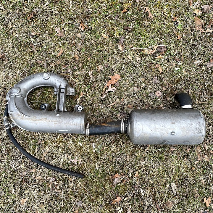 Sea doo 580 587 Tuned Pipe Exhaust XP, SPX, SP, SPI, GTS, 274000108 w Water Box