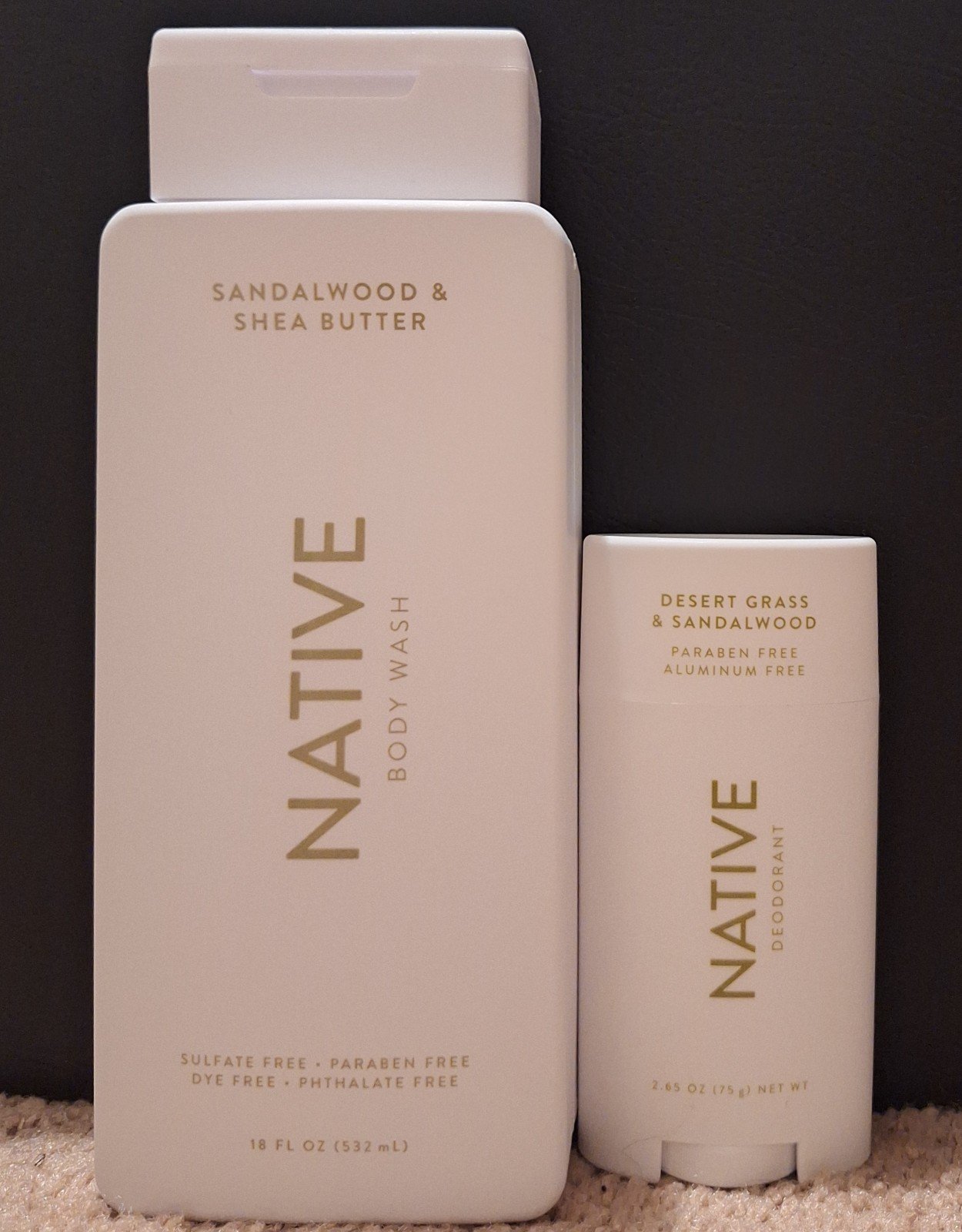 Native Sandalwood Scents Body Wash & Deodorant Dou