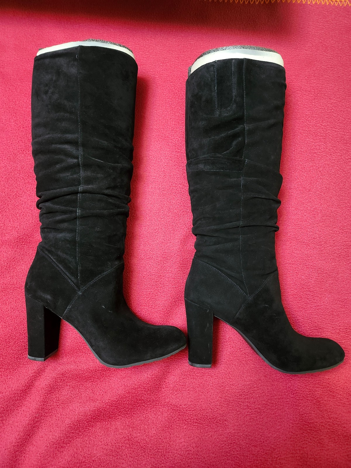 Nine West Black Suede Boots 10M
