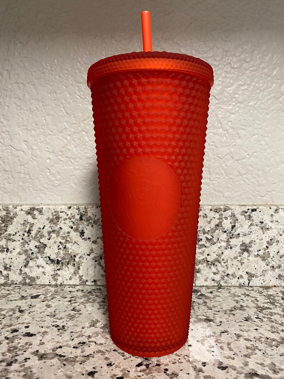 Starbucks red studded
