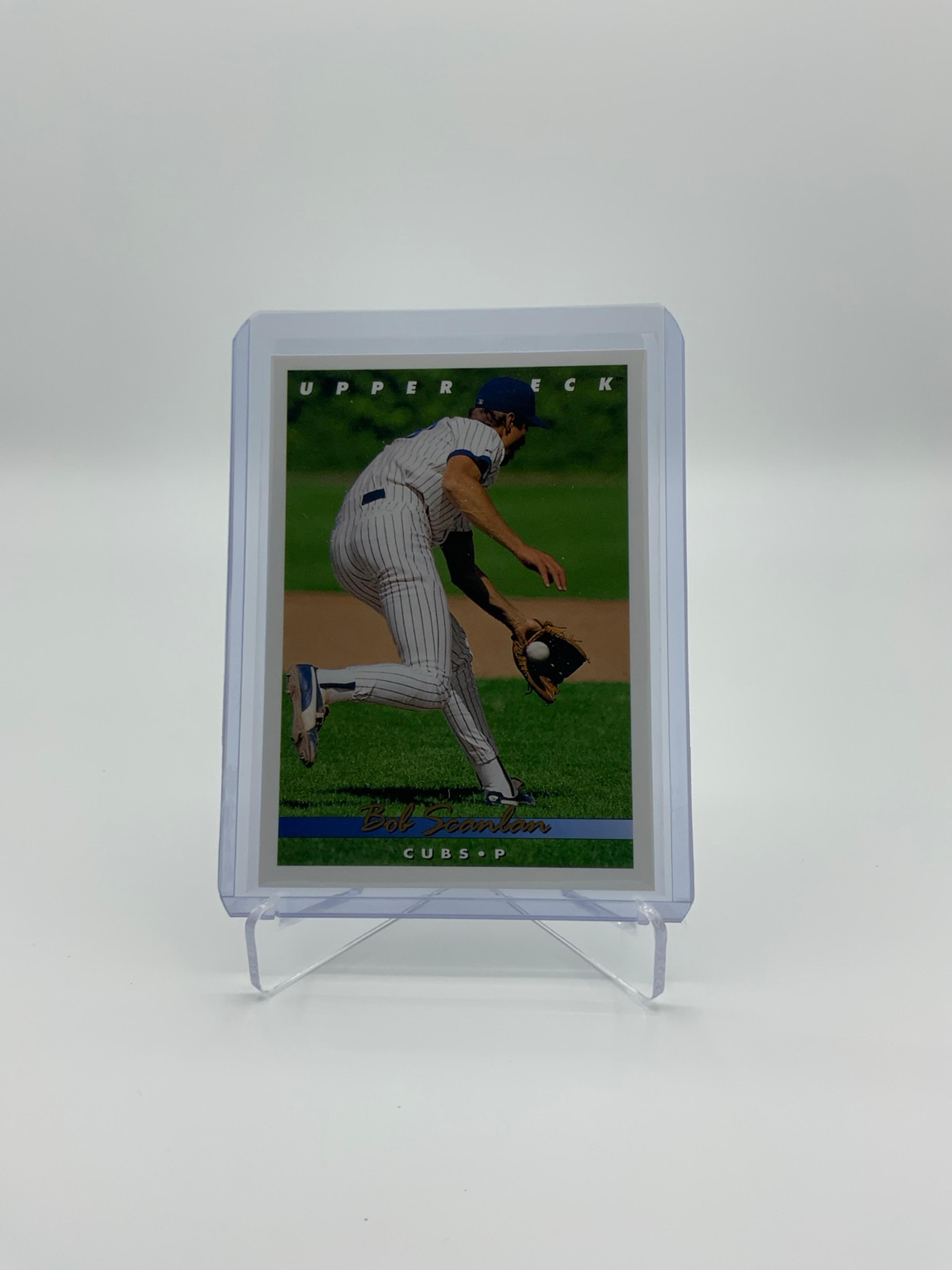 Vintage 1993 Bob Scanlan Chicago Cubs MLB Baseball Trading Card #617 - Upper Deck