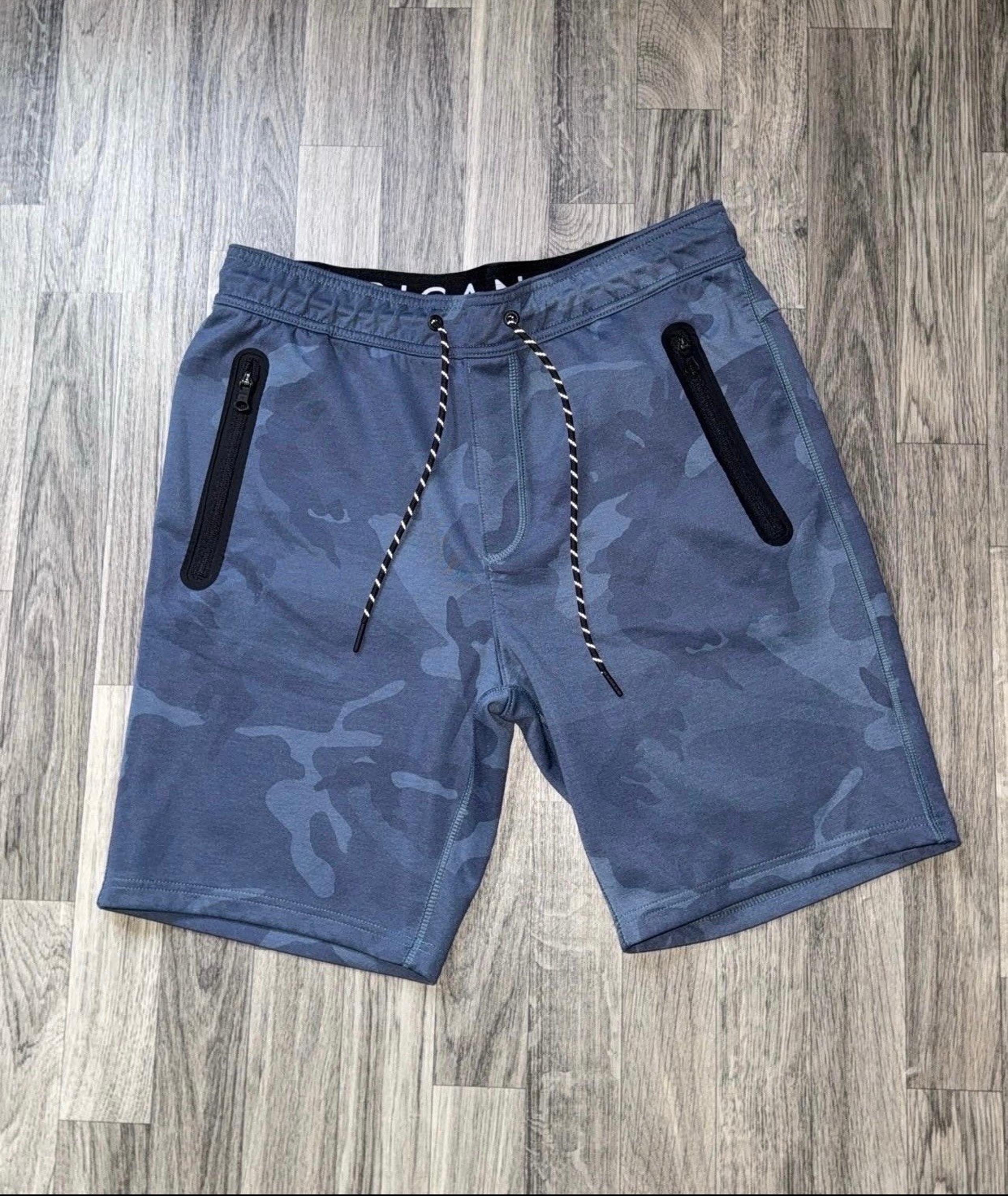 American Eagle men’s athletic shorts blue camouflage medium stretch
