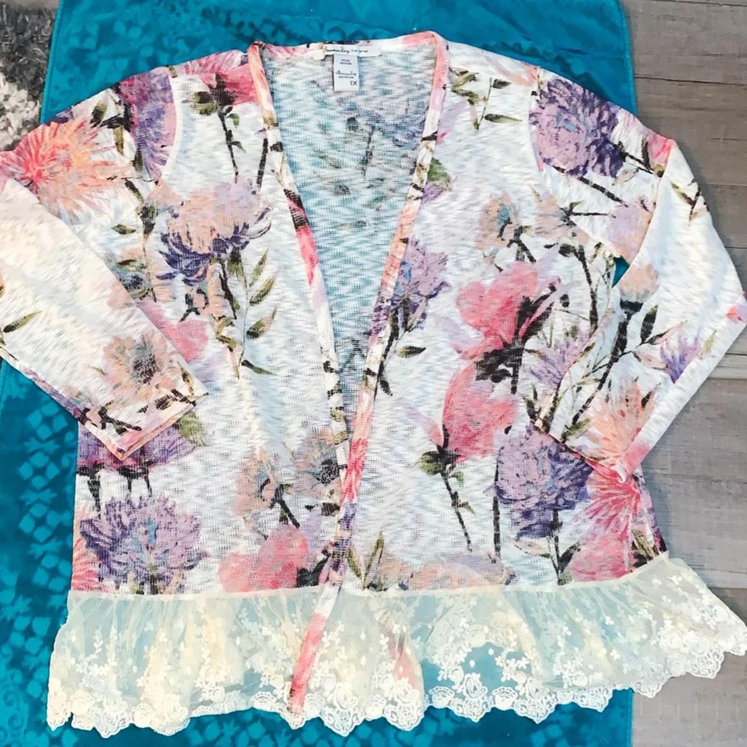 american rag wool cardigan sweaters women's 1X