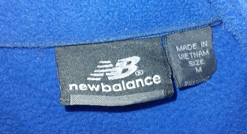 Men's New Balance Fleece warmup jacket