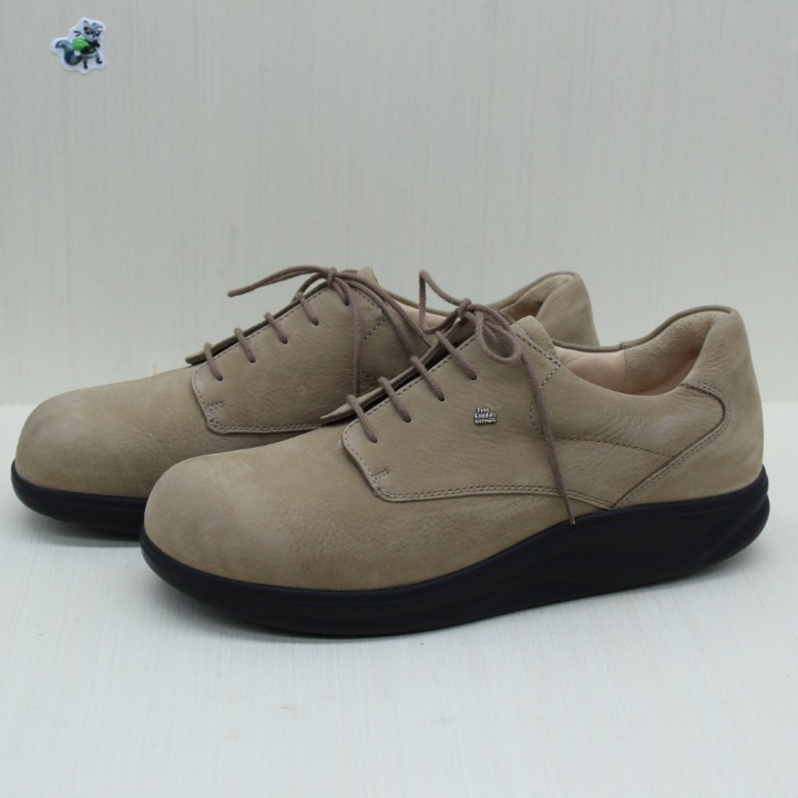Finn Comfort Women’s Tan Nubuck Leather Oxfords Lace Up Shoes Size US 7