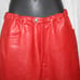 Whet Blu Red Lined Leather Pants. Sz. 12