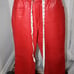 Whet Blu Red Lined Leather Pants. Sz. 12