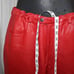 Whet Blu Red Lined Leather Pants. Sz. 12