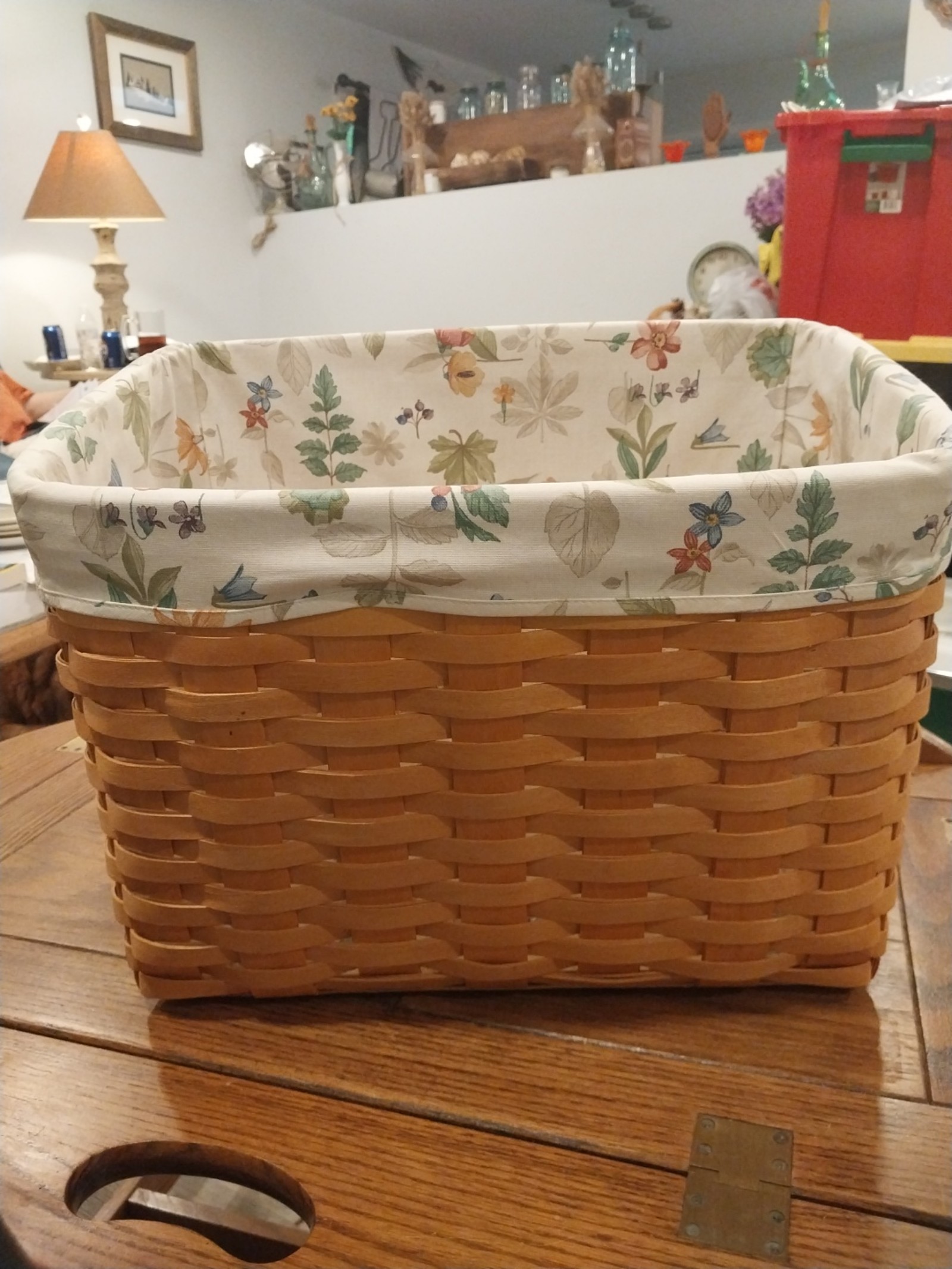 Vintage 1999 Longaberger Large Storage/Organizer Basket
