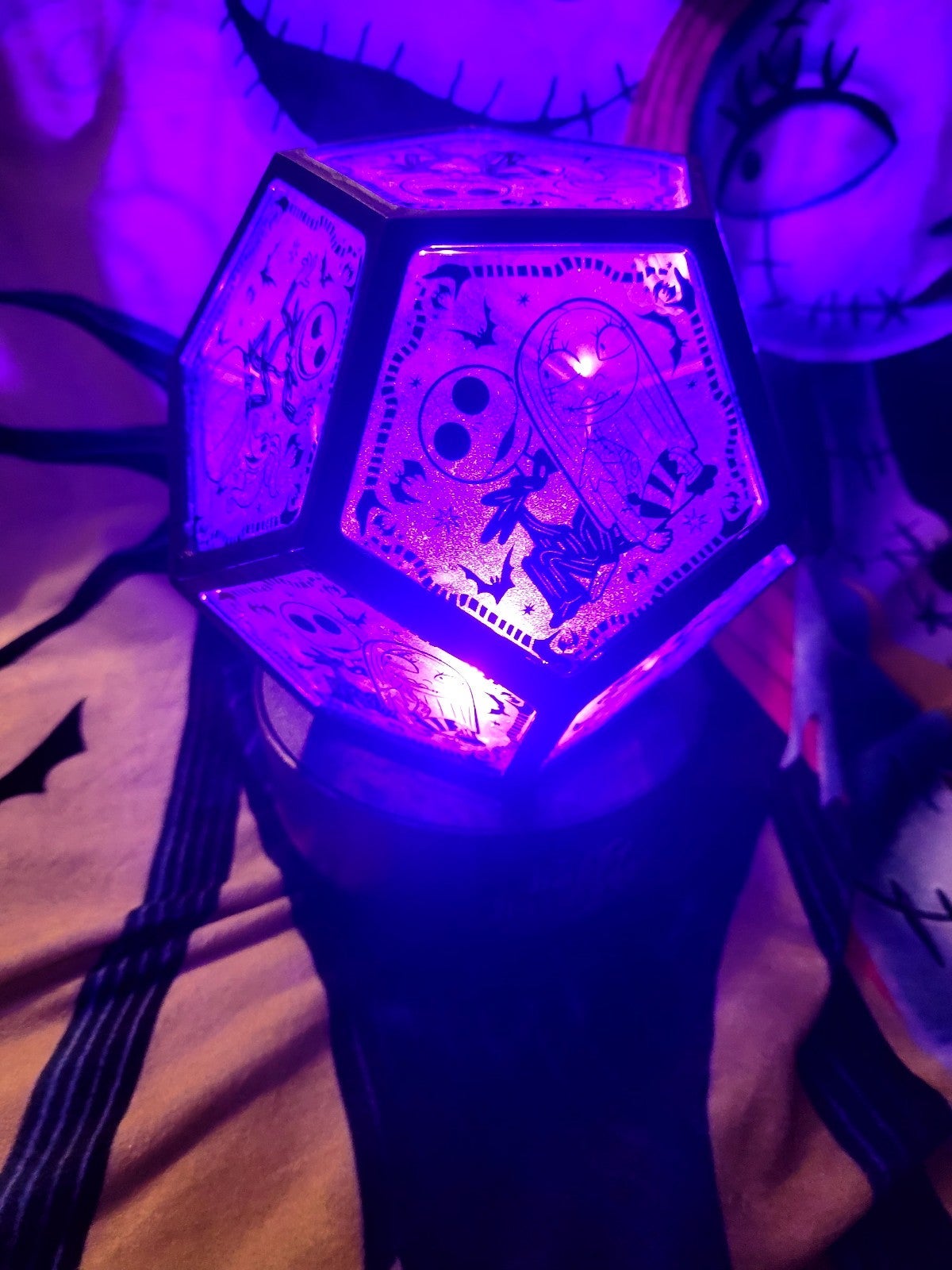 Nightmare before Christmas hectagon light