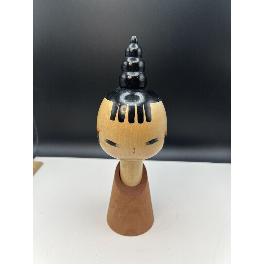 Vintage Sosaku Kokeshi Doll By Aida Seihou? Signed Naughty Girl