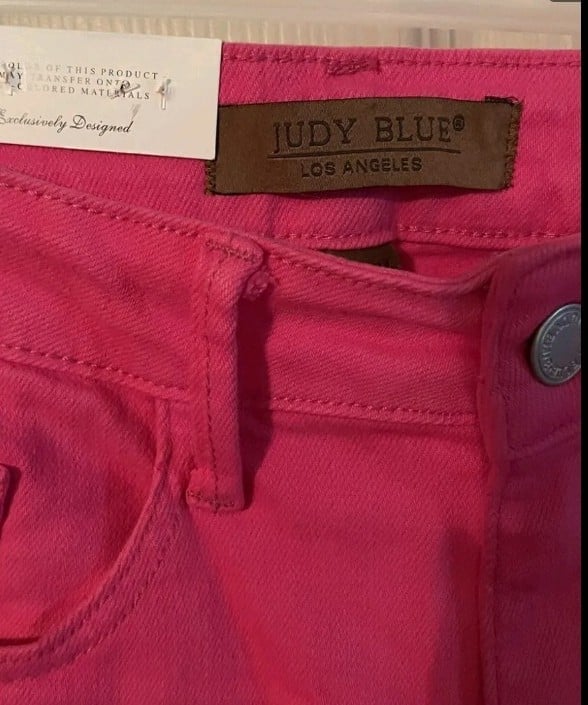 Judy Blue Hot Pink Flares 14W