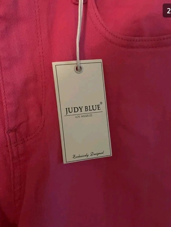 All Sales Final - Judy Blue Hot Pink Flares 14W - Mid-Season:£39[hoWomen_4646999ua]