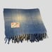 Kerry woolen mills Vintage blue plaid thick throw