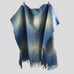 Kerry woolen mills Vintage blue plaid thick throw
