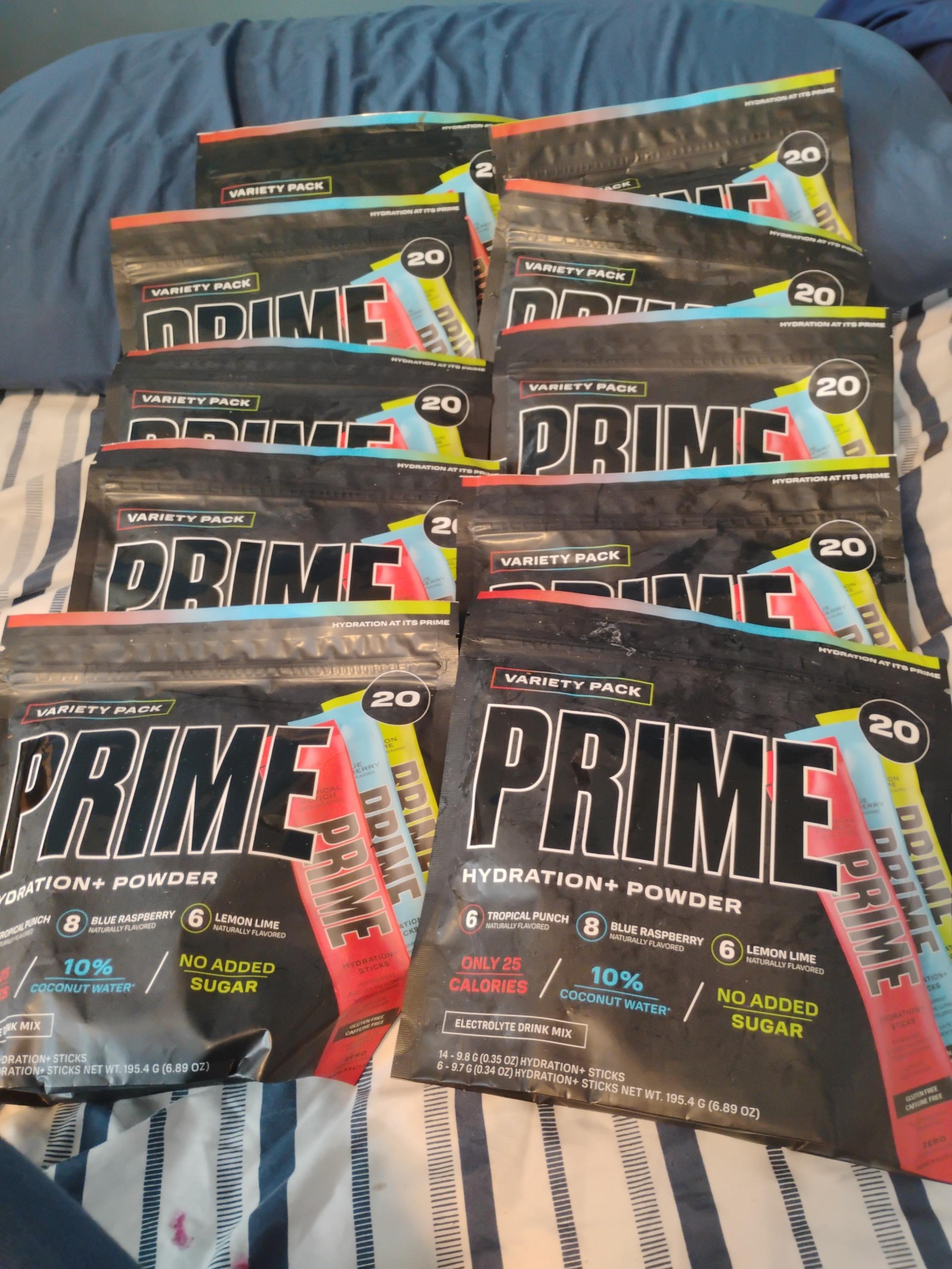Variety pack from hydration Plus powder