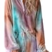 XXL -New 2PCS Comfy & Warm Tie Dye Pajama Top & Shorts Set