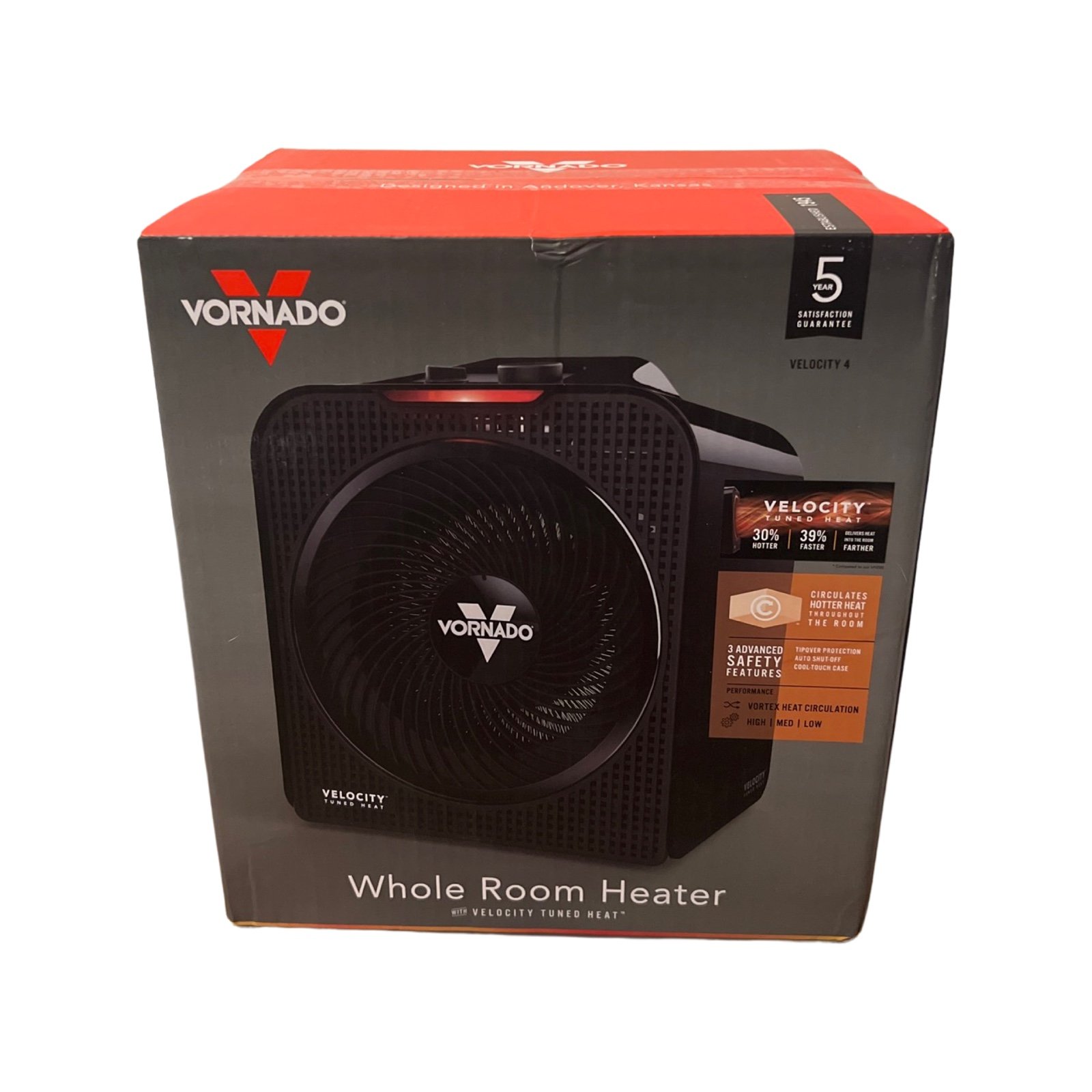 Vornado Velocity 4 Whole Room Vortex Indoor Electric Heater