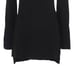 Free People Black Ribbed Knit Crisscross Tunic Sweater Size XS