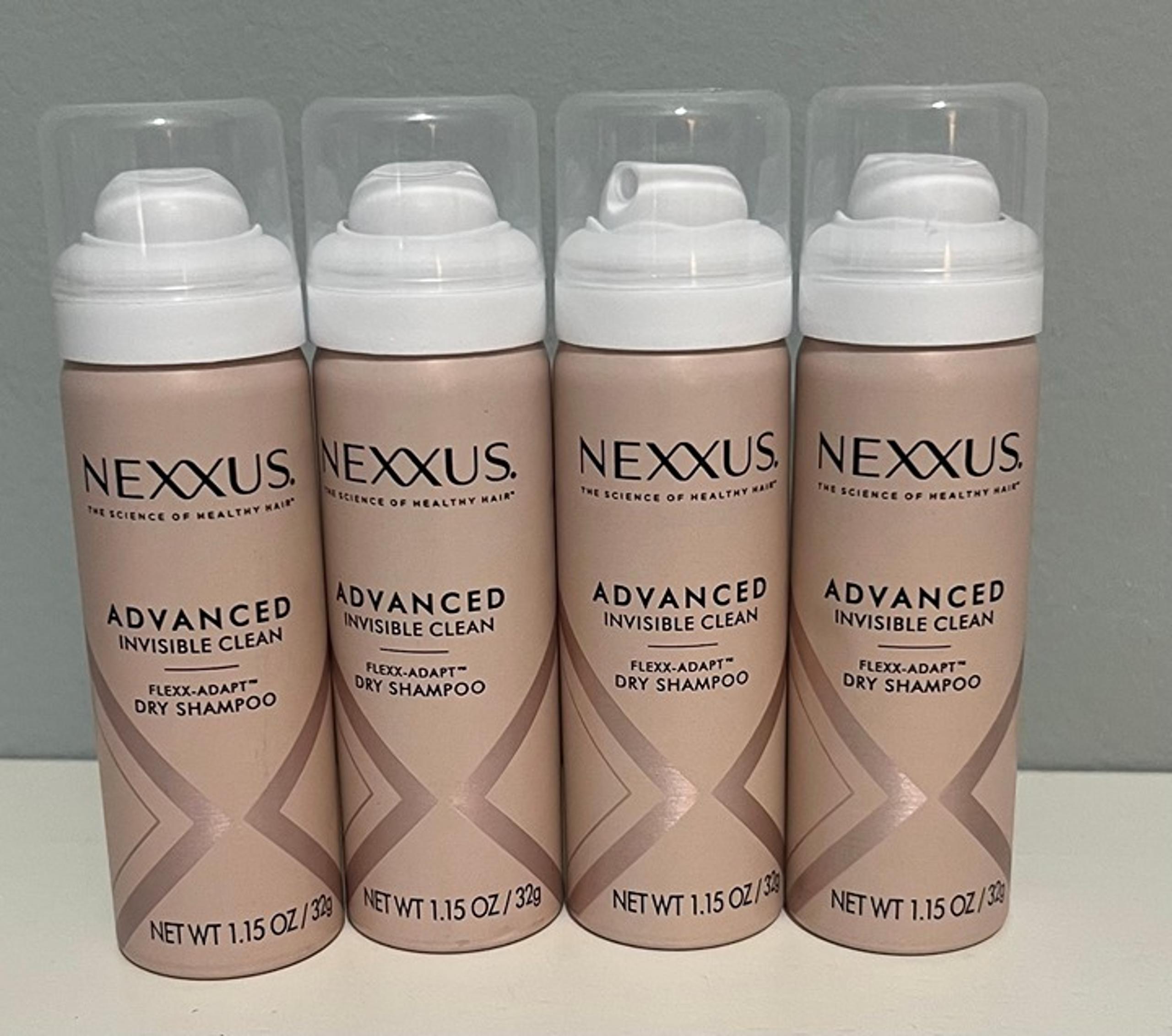 Nexxus Dry Shampoo Advanced Invisible Clean 1.15oz Lot of 4 – NEW & Travel Size