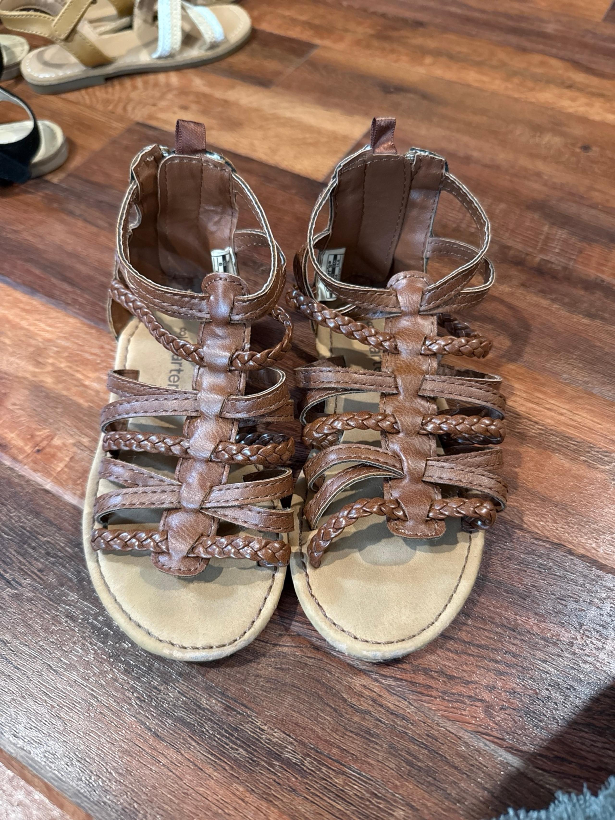 Carters sandals size 8