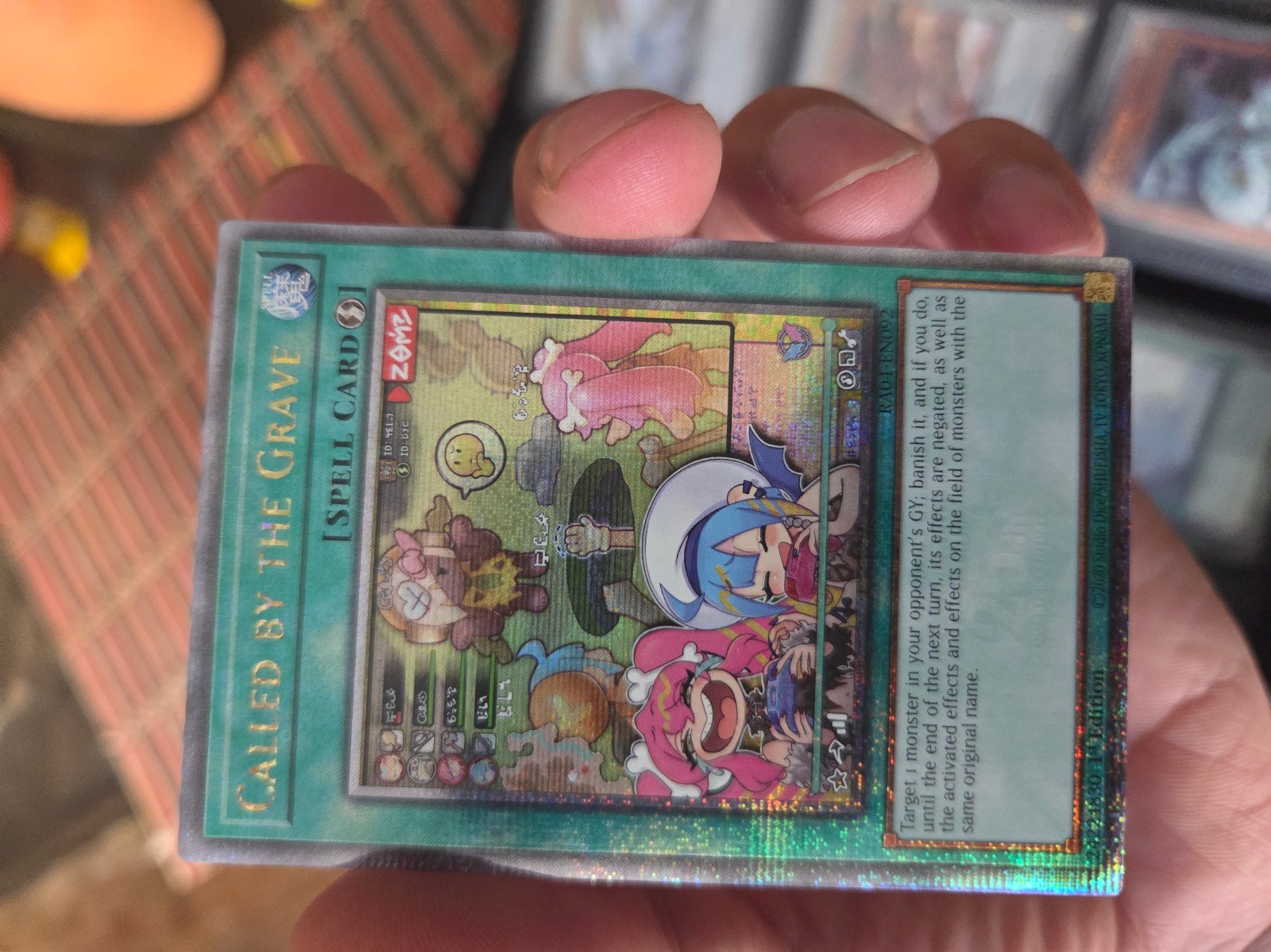 Called By The Grave Quarter Century Alternative Art Yugioh