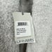 Barefoot Dreams Cozy Chic Adult Robe Long Sleeve Light Gray/White Size 2 / M NWT