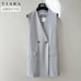 Unused with Tag ✨ Tiara Triacetate Back Ribbon Sleeveless Gilet Vest