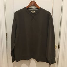 Vintage Mens Faconnable Pullover Sweatshirt Size XL Brown Embroidered Logo