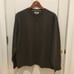 Vintage Mens Faconnable Pullover Sweatshirt Size XL Brown Embroidered Logo