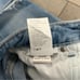 PAIGE Amber Mid Rise Straight Fiesta Destructed light wash jeans 25