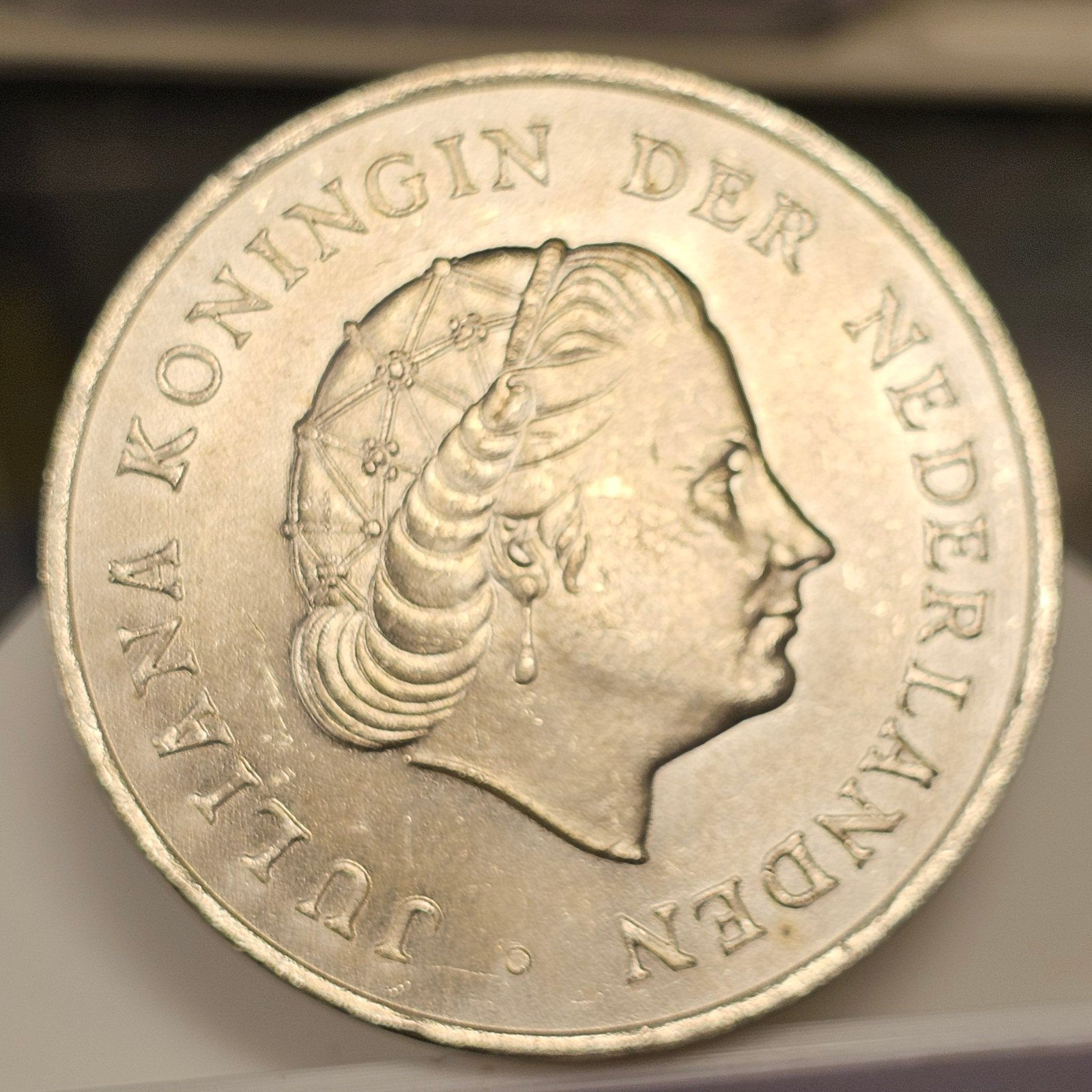 1964 SILVER Netherlands Antilles 2-1/2 Gulden coin