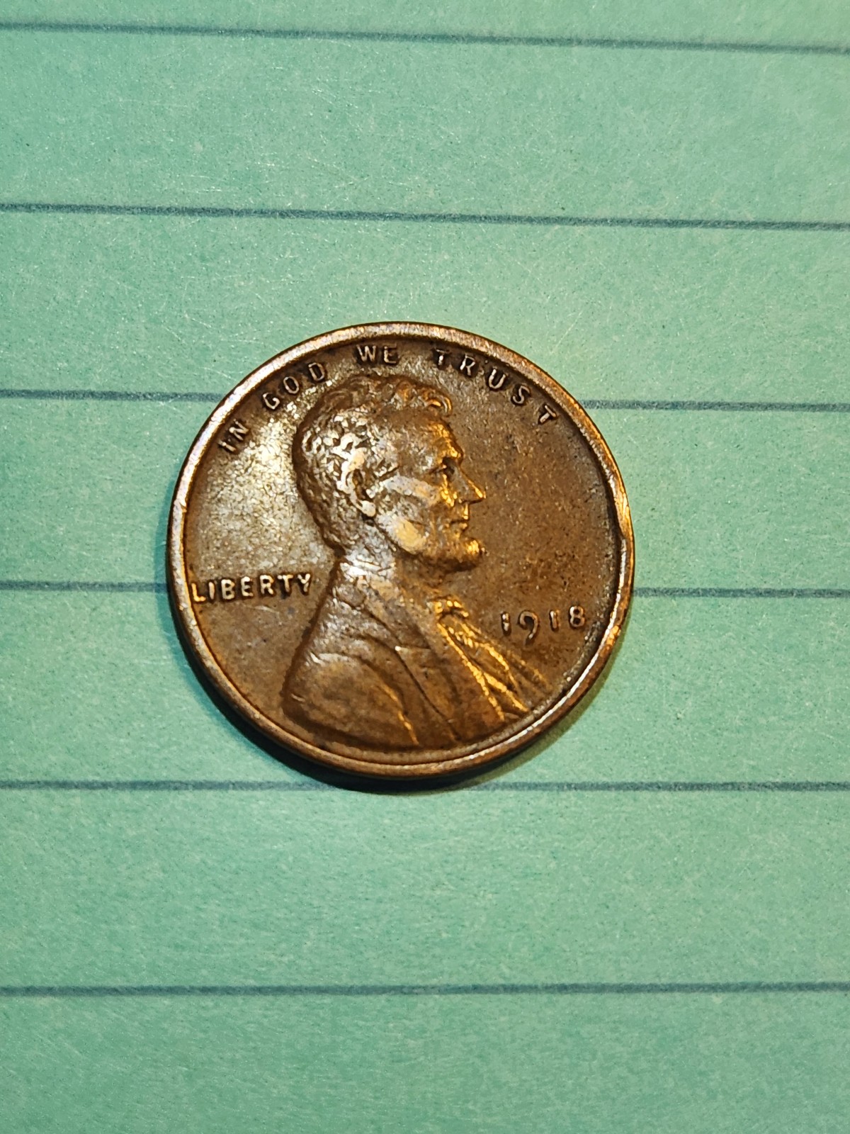 1918 WHEAT PENNY