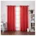 2xChatraFauxSilkGrommetWindowCurtains