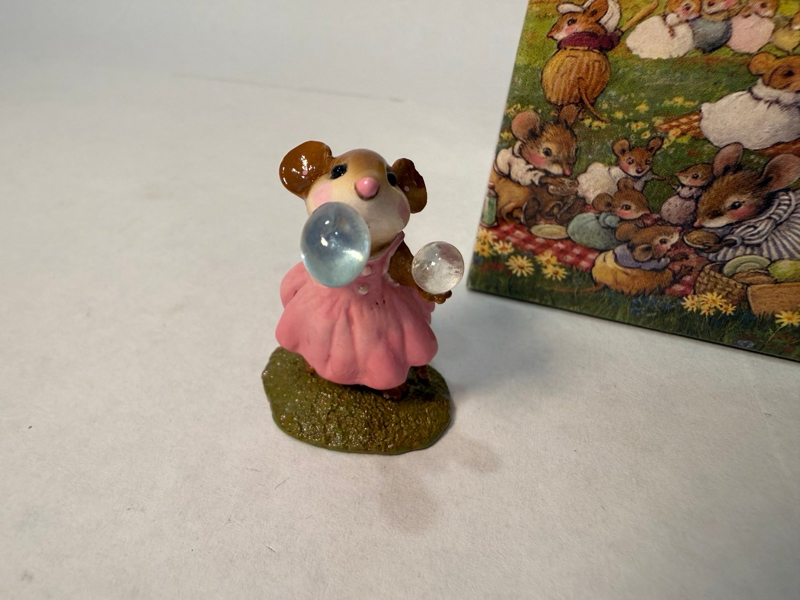 Wee Forest Folk Poppy’s bubbles, retired