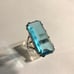 Blue Topaz 925 Sterling Silver Ring