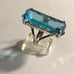 Blue Topaz 925 Sterling Silver Ring