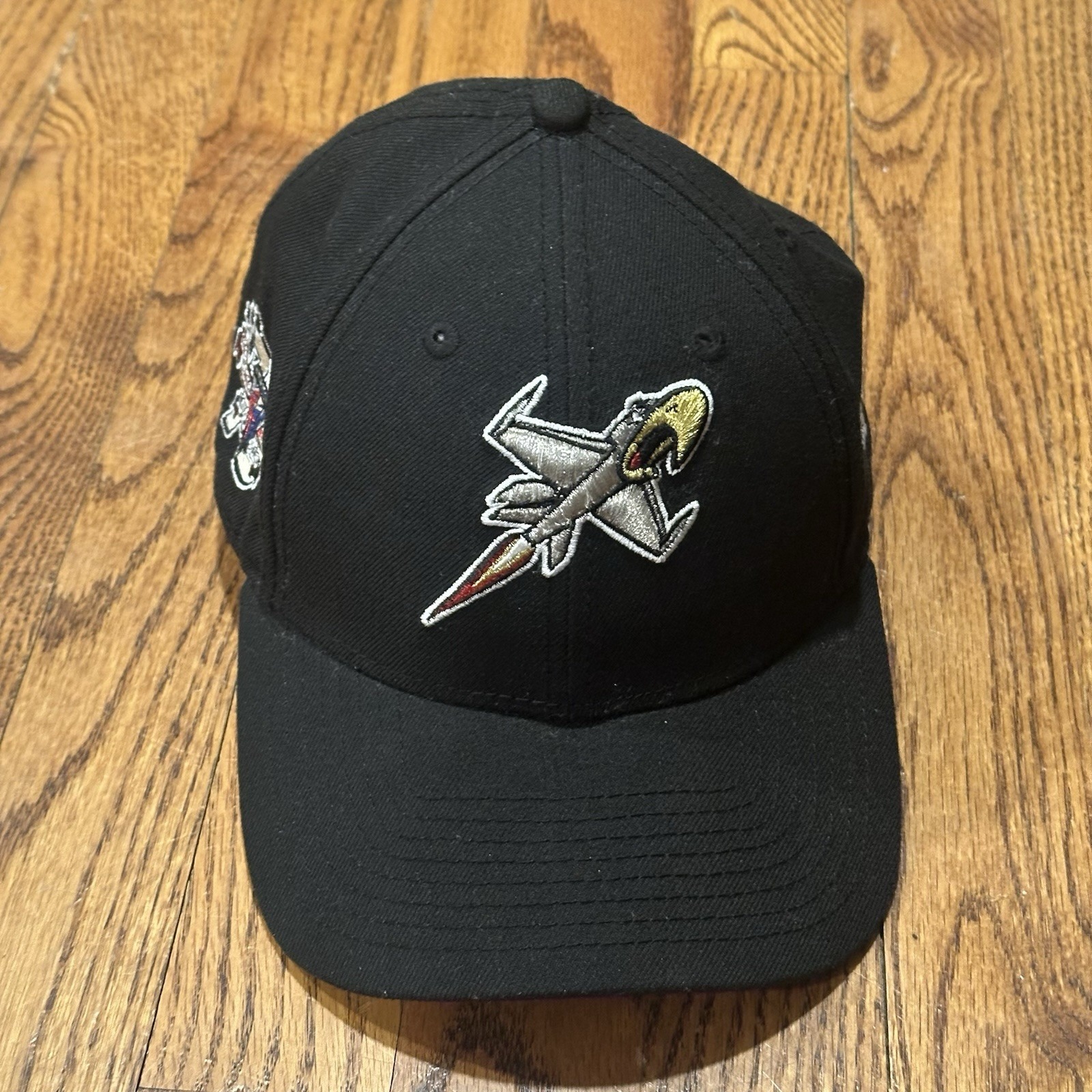 Lancaster Jethawks New Era Hat Cap Men's Adjustable 75th Anniversary Rare Black