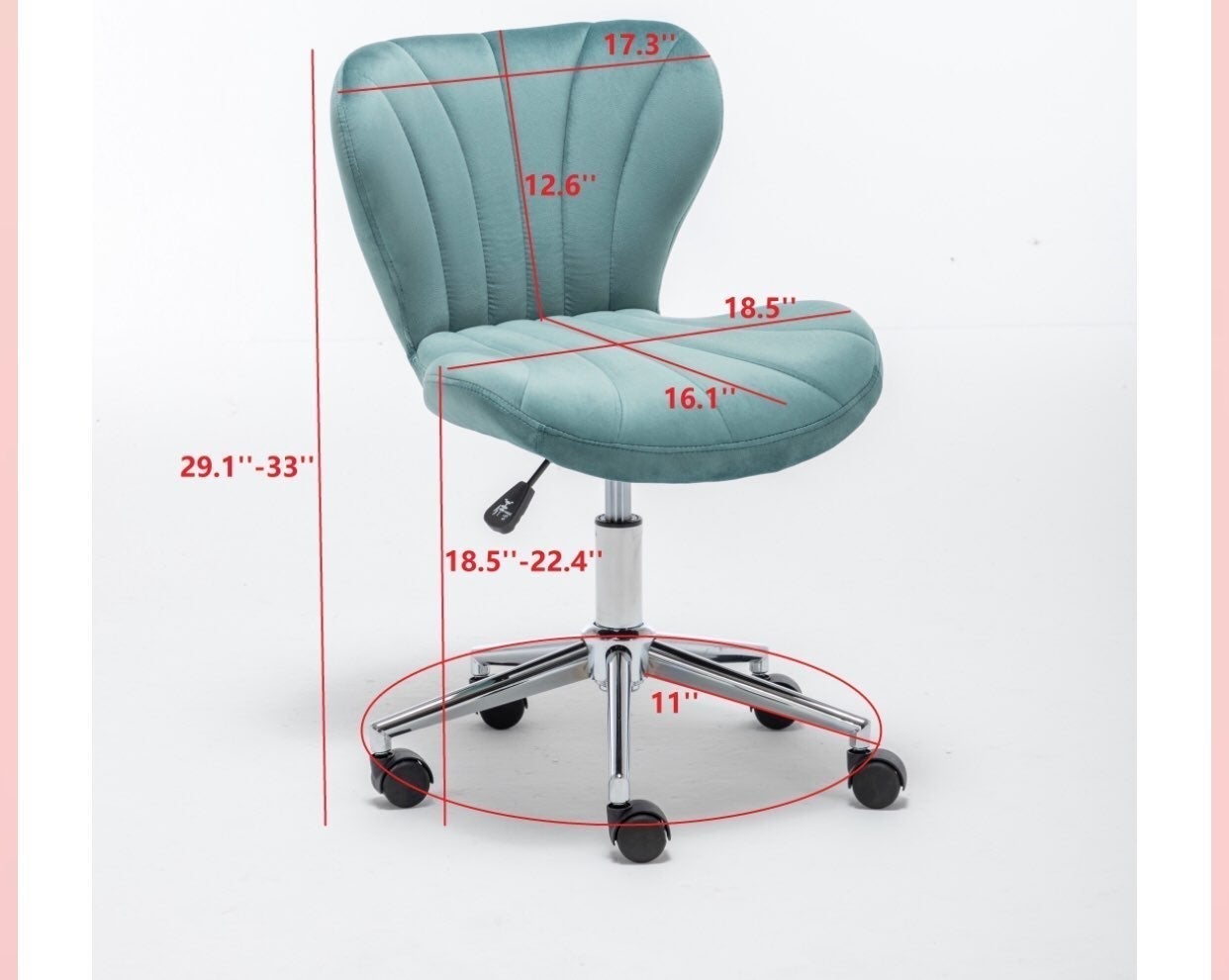 velvet desk chair office vanity chair