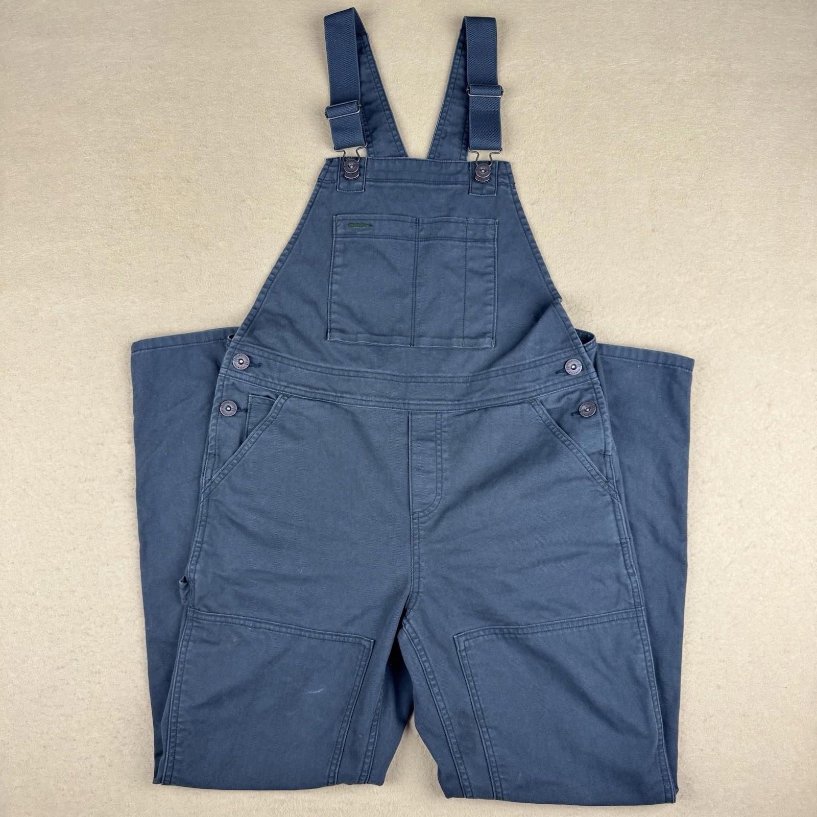 REI Co Op Trailsmith Double Knee Overalls WOMENS 6 Canvas Charcoal Work Bib