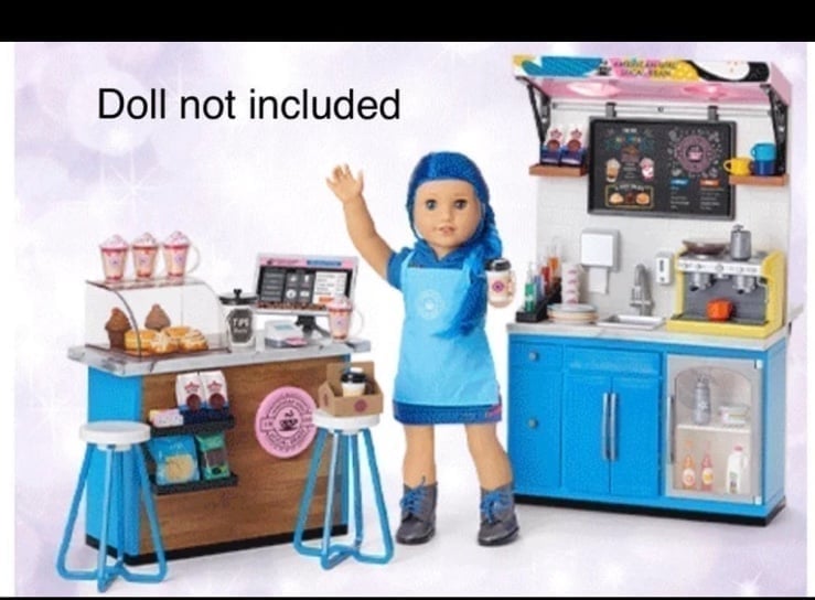American Girl Coffe shop set New