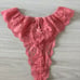 Vintage 80’s Victoria’s Secret Gold Crown Pink Thongs Underwear