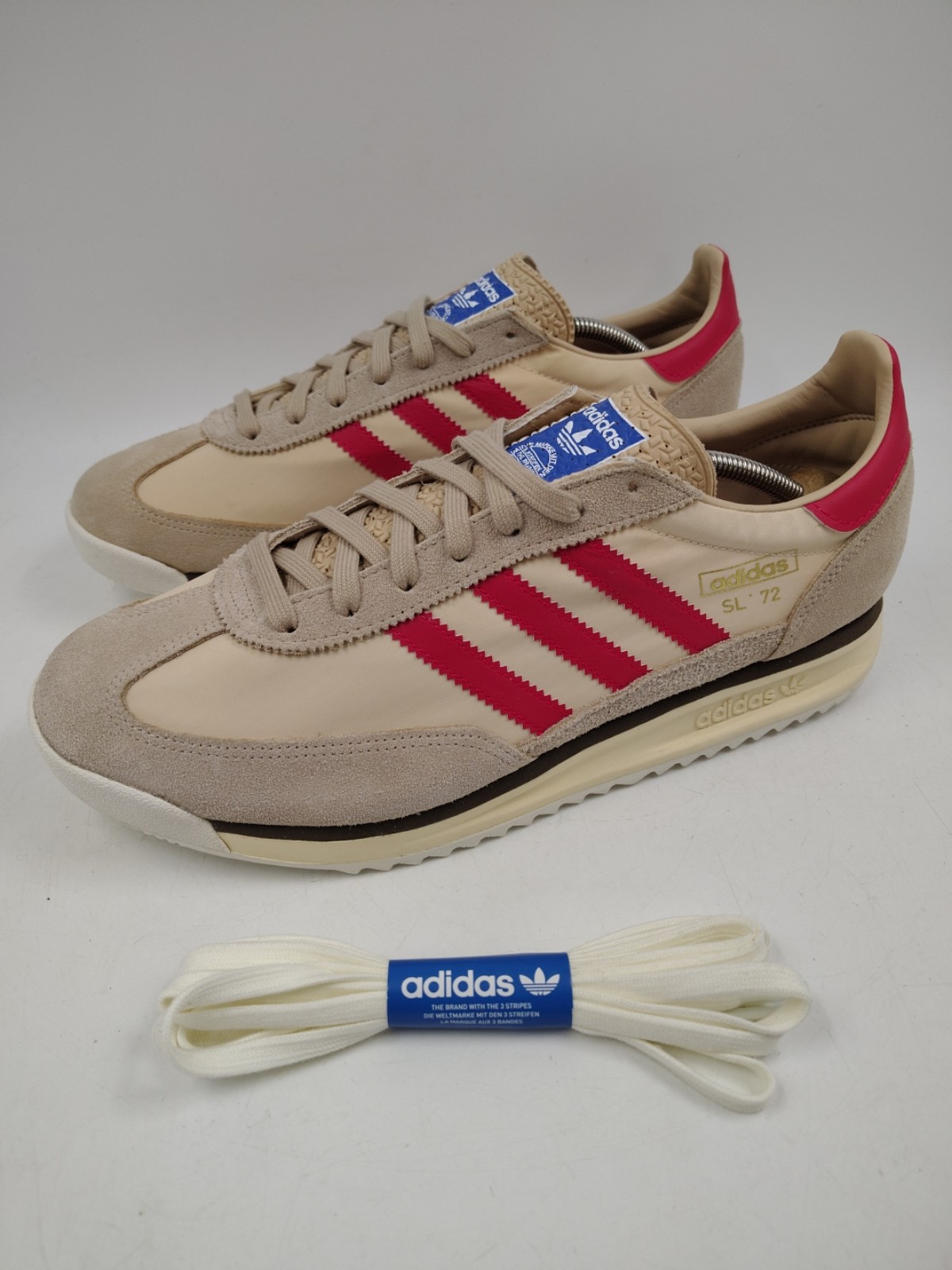 Adidas SL72 Men's Athletic Sneakers Running Trainers New Size 12 Magic Beige